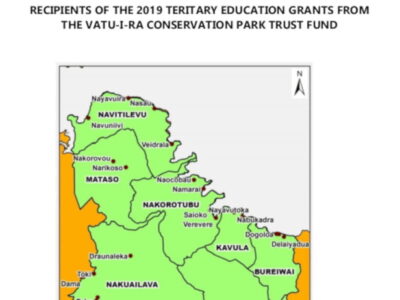 Recipients Of The 2019 Teritary Education Grants From The Vatu-I-Ra Conservation Park Trust Fund